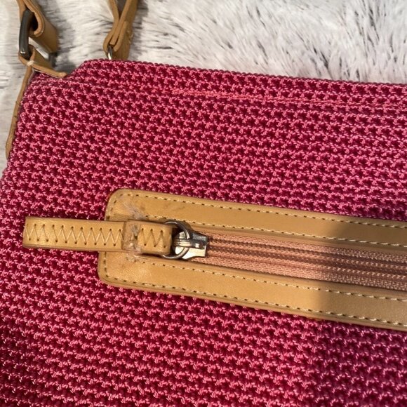 The Sak Pink Waxed Linen Handbag - Picture 3 of 4